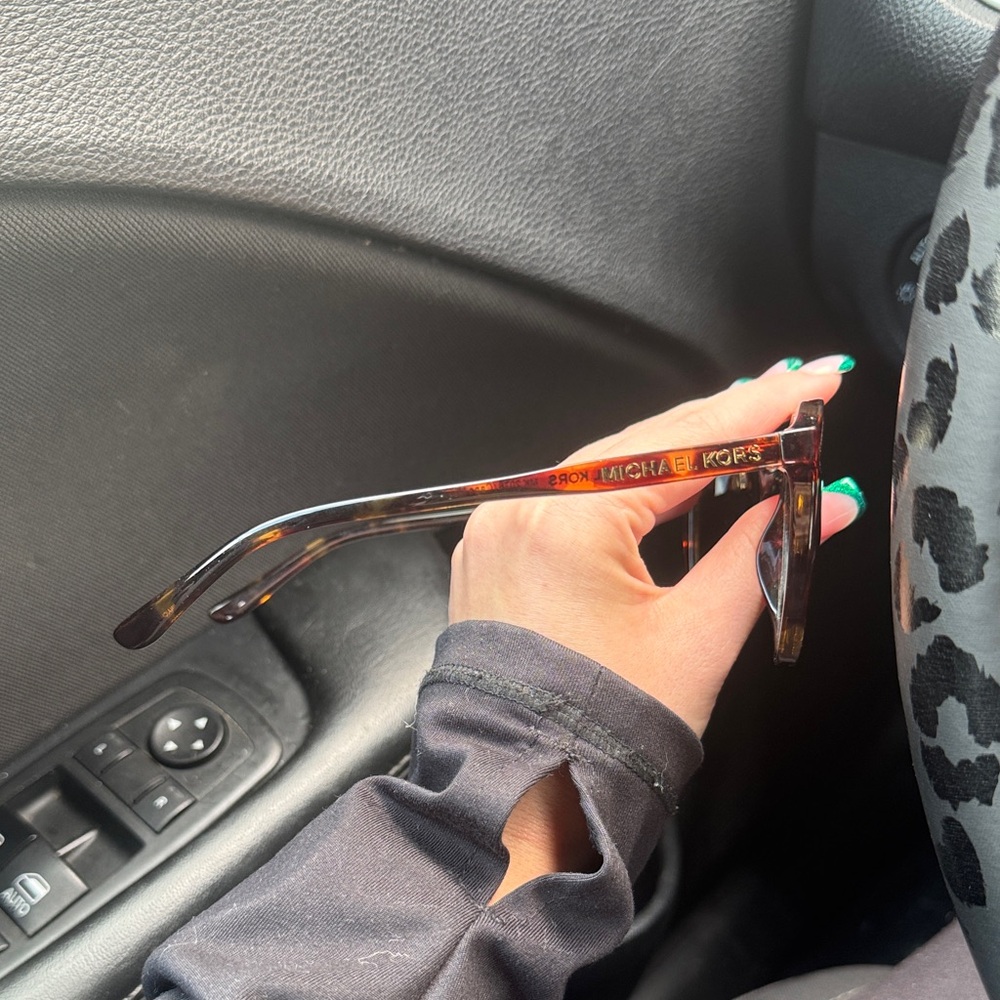 Michael Kors Tortoiseshell Rectangular Sunglasses - image 2